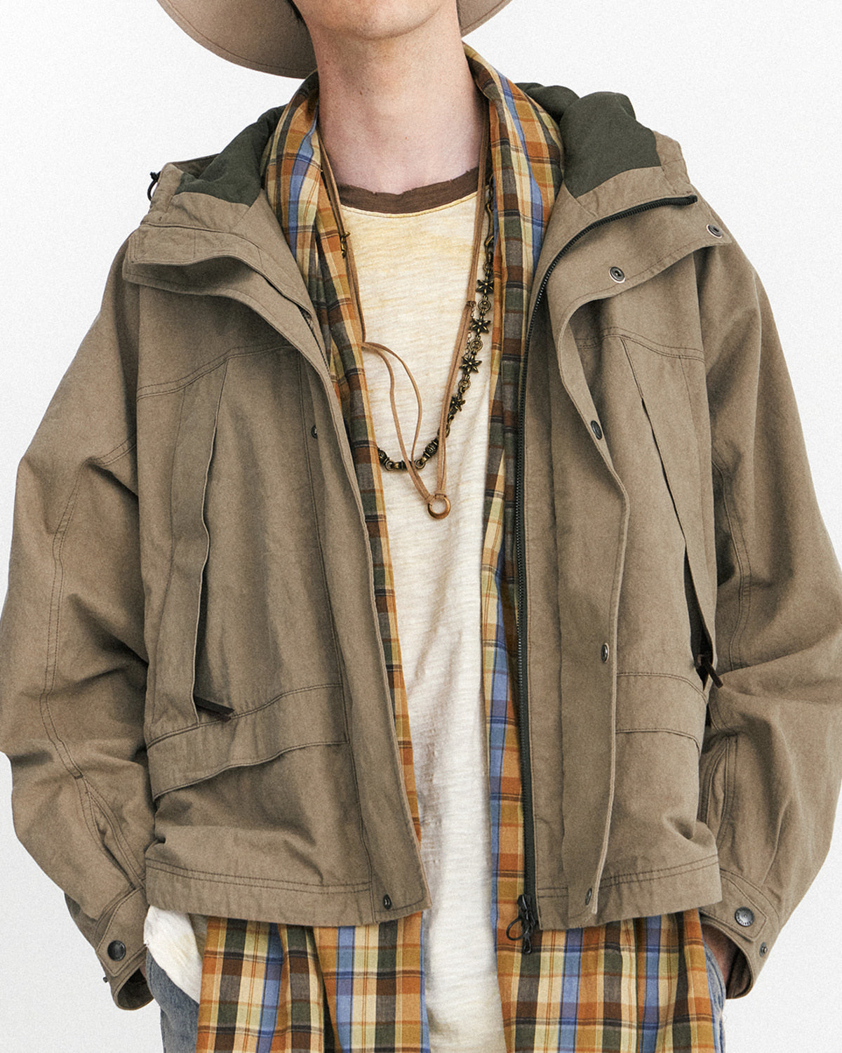 Eastlogue - Traveler Shield Parka (Sand) product image 3 | TRAB K-Fashion Australia