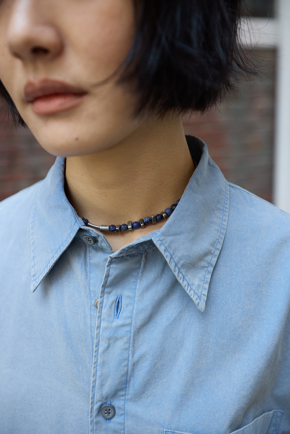 Hatchingroom - Gem Stone 2Way Necklace Sodalite (OC) product image 9 | TRAB K-Fashion Australia