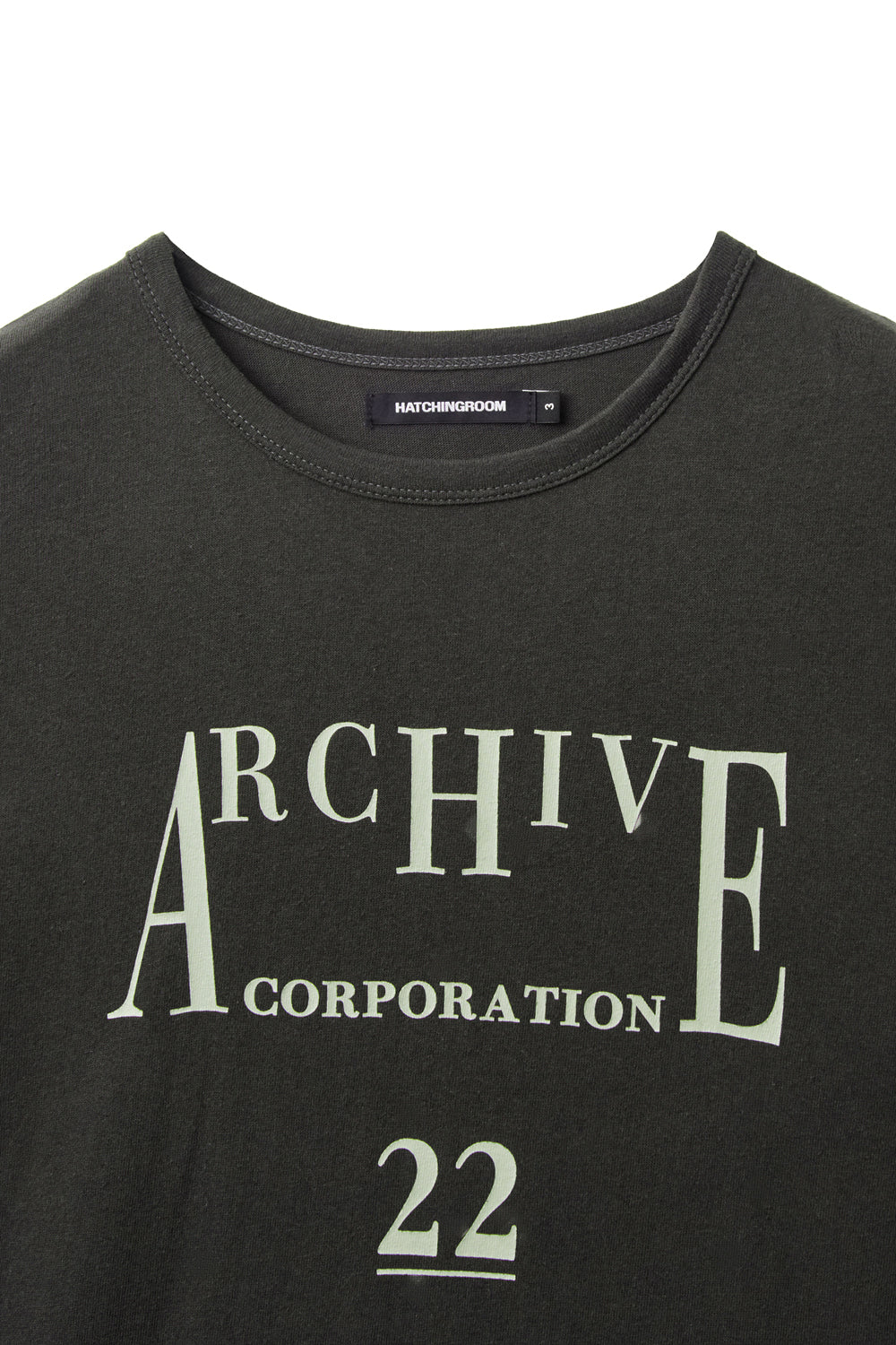 Hatchingroom - Archive Corporation Tee (Charcoal) product image 3 | TRAB K-Fashion Australia