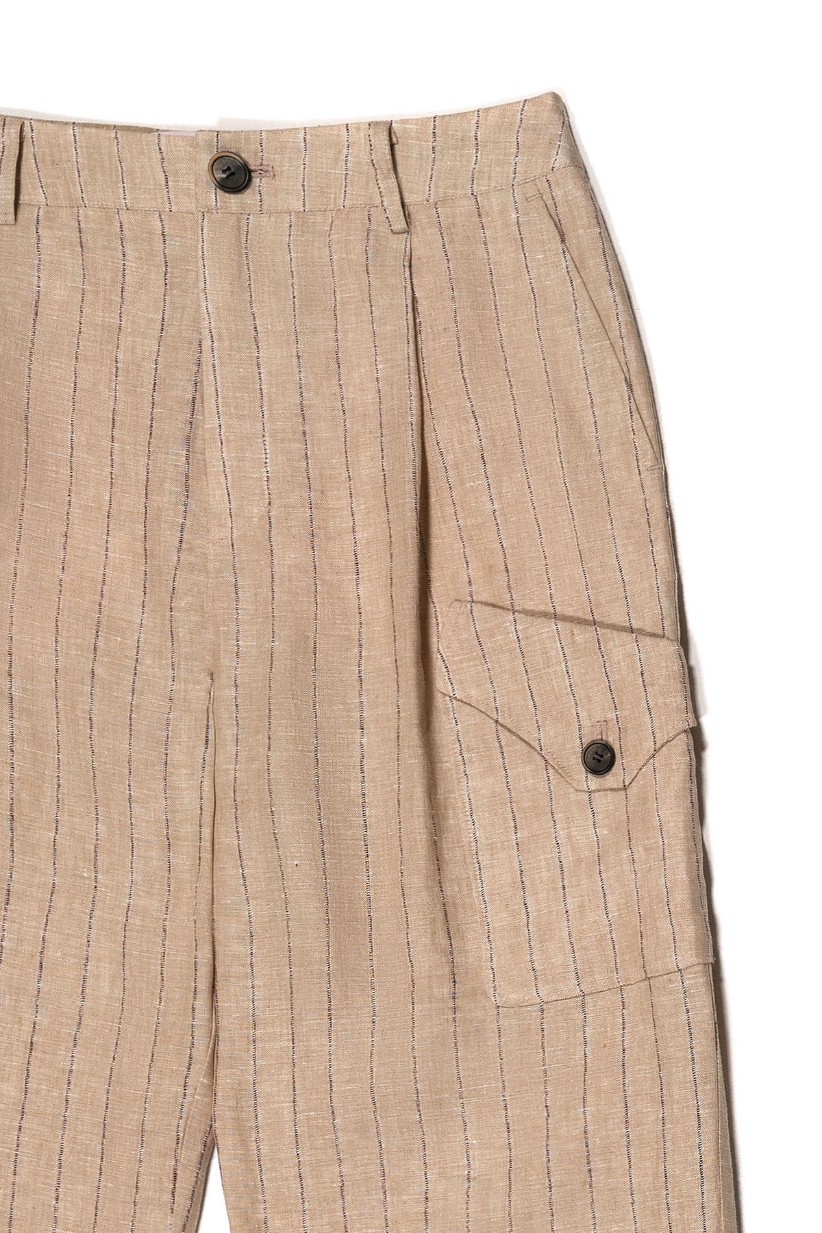 Ioedle - Linen Cargo Pants (Beige) product image 4 | TRAB K-Fashion Australia