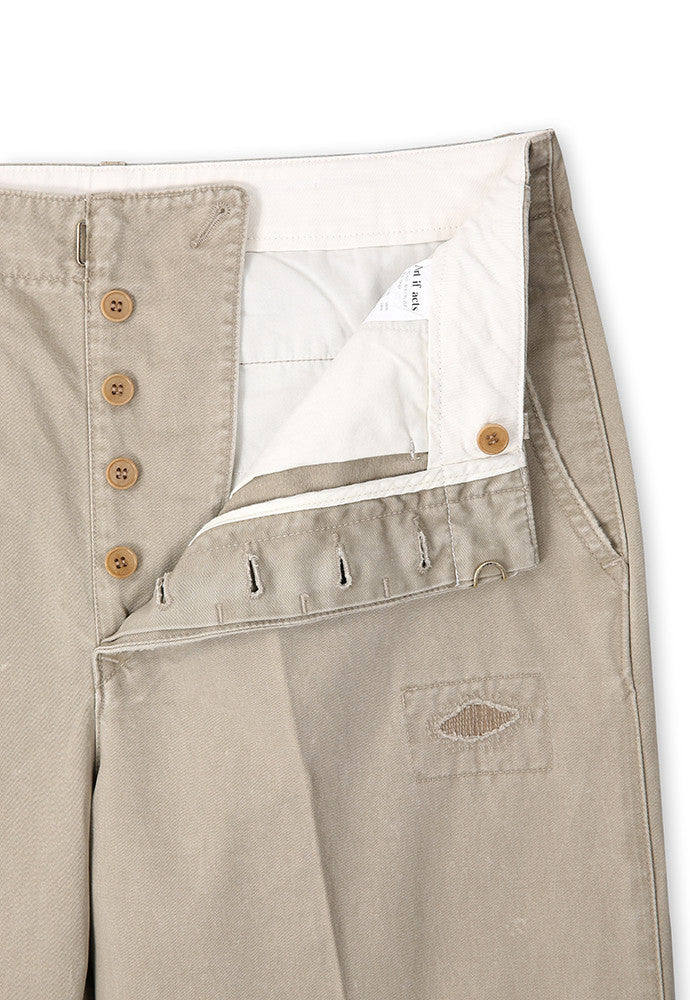 Art if acts - Sashiko Chino Pants (Beige) product image 11 | TRAB K-Fashion Australia