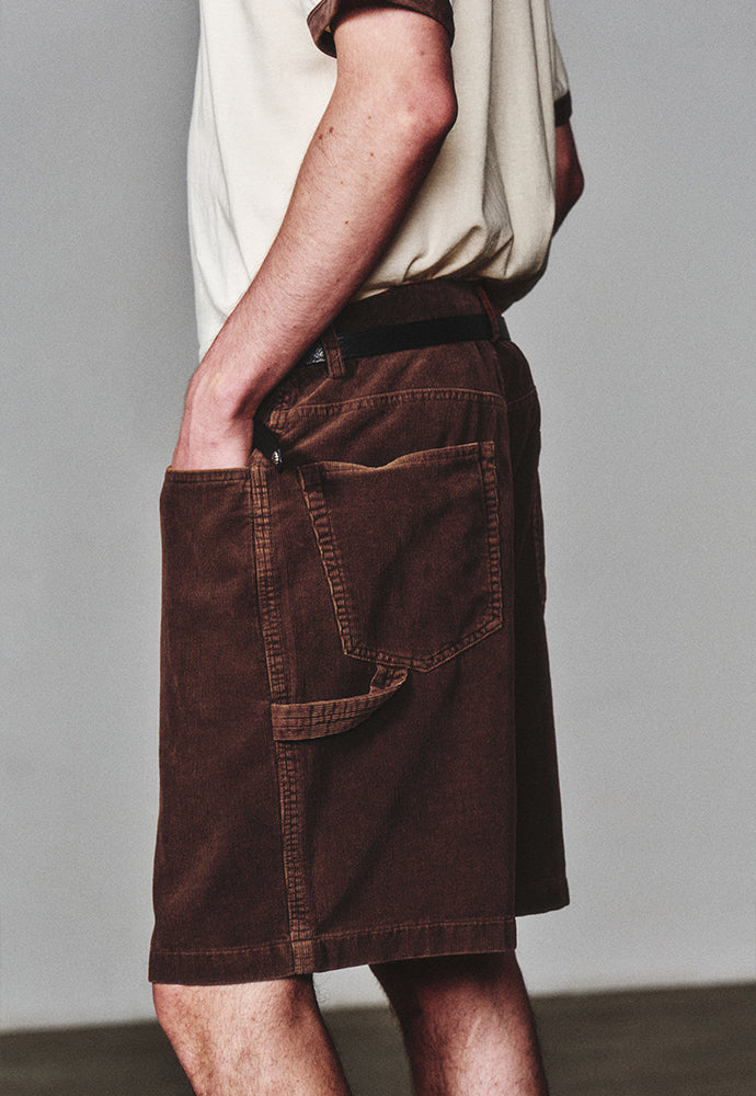 Art if acts - Washed Carpenter Corduroy Shorts (VIntage Brown) product image 5 | TRAB K-Fashion Australia