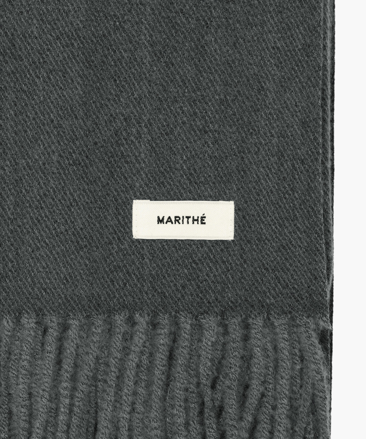 Marithe & Francois Girbaud - Regular Logo Muffler & Glove Set (Charcoal) product image 3 | TRAB K-Fashion Australia