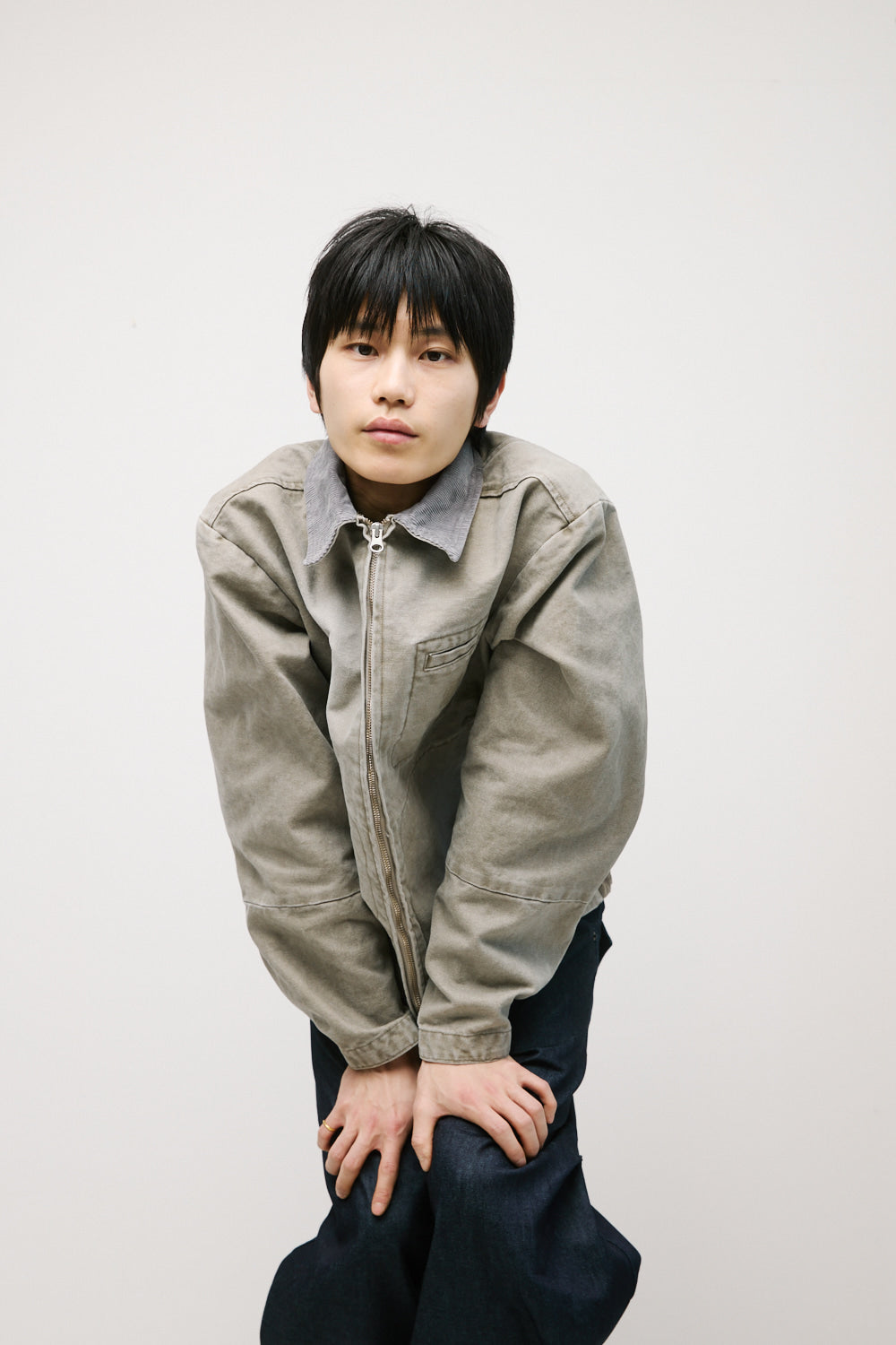 Hatchingroom - Canvas Work Jacket (Faded Beige) product image 10 | TRAB K-Fashion Australia