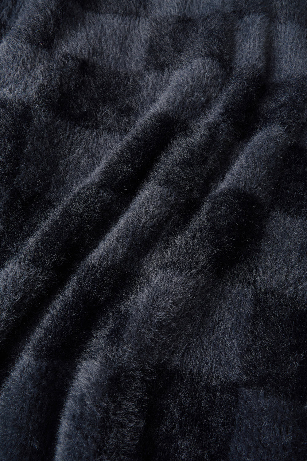 Hatchingroom - Hairy Cardigan Checkerboard (Black/Charcoal) product image 6 | TRAB K-Fashion Australia