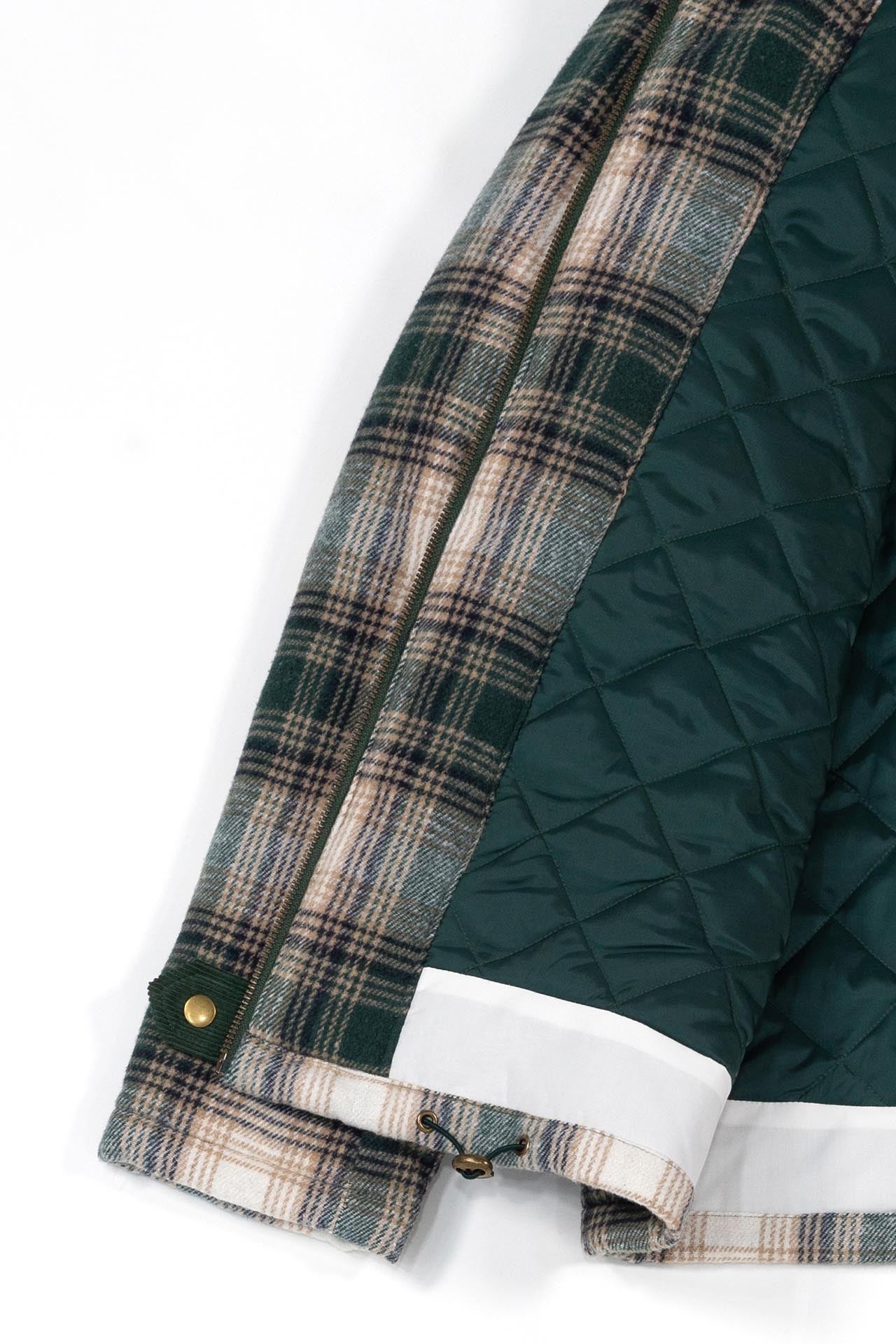 Ioedle - Check Quilt Padding (Green) product image 4 | TRAB K-Fashion Australia