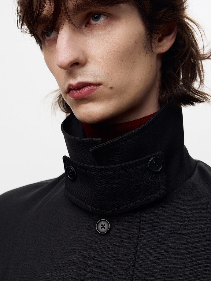 Tonywack - Textured Wool Oversized Blouson (Dark Grey) product image 9 | TRAB K-Fashion Australia