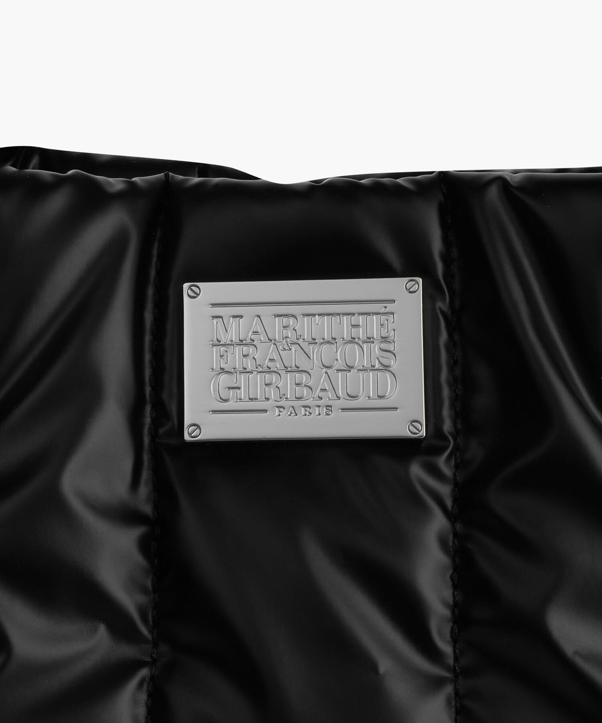 Marithe & Francois Girbaud - Classic Logo Matt Metallic Padding Bag (Black) product image 4 | TRAB K-Fashion Australia