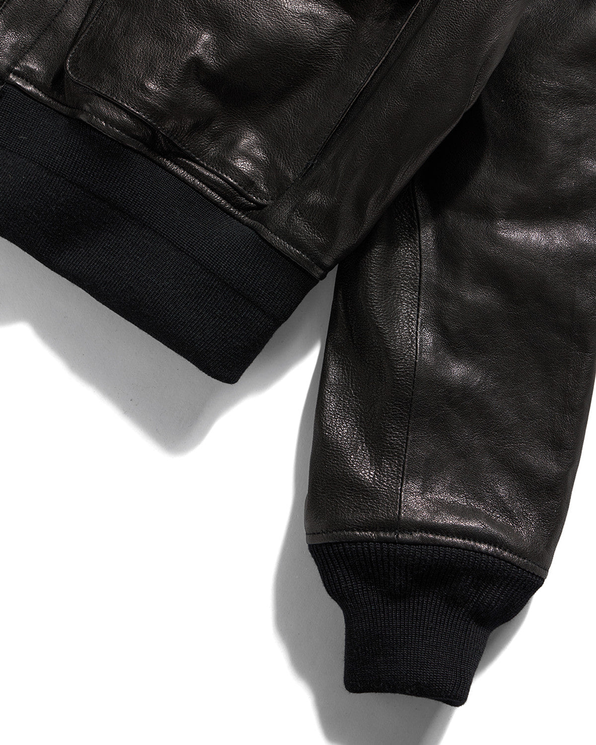Eastlogue - A-2 Flight Leahter Jacket (Black) product image 6 | TRAB K-Fashion Australia