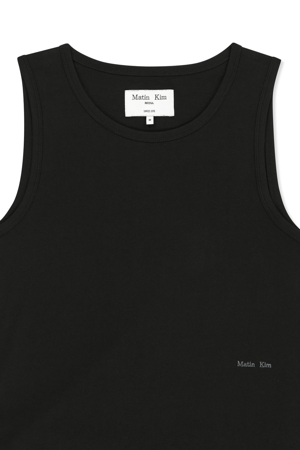 Matin Kim - Hem Tie Detail Sleeveless Top (Black) product image 3 | TRAB K-Fashion Australia