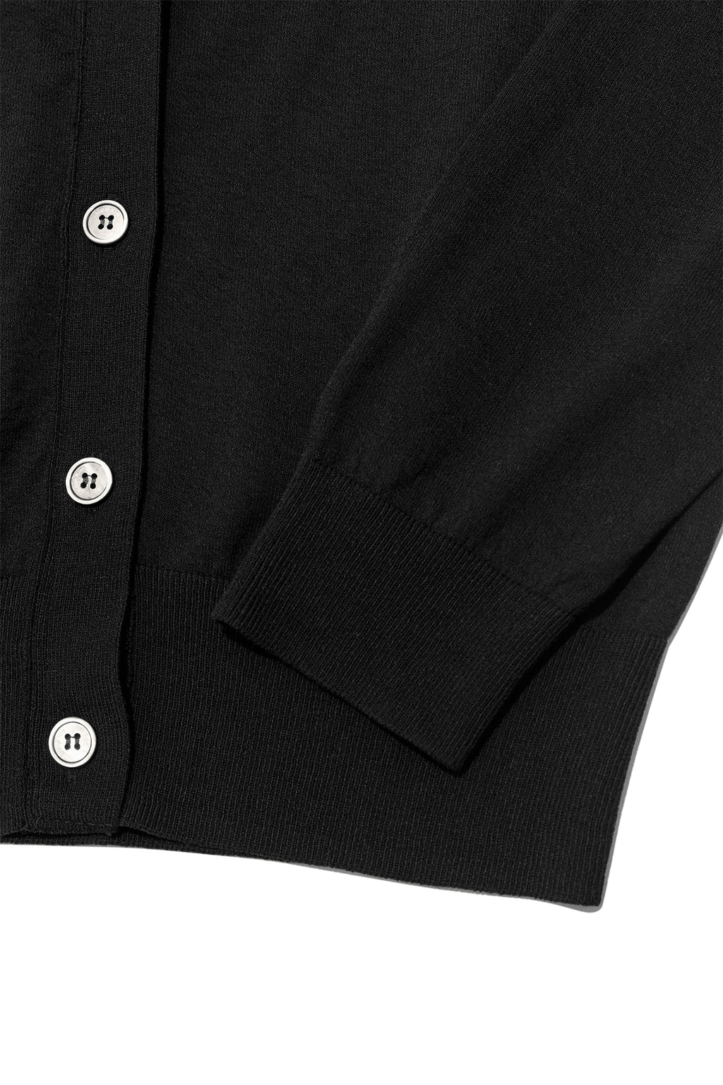 Matin Kim - Back Logo See Through Cardigan (Black) product image 3 | TRAB K-Fashion Australia