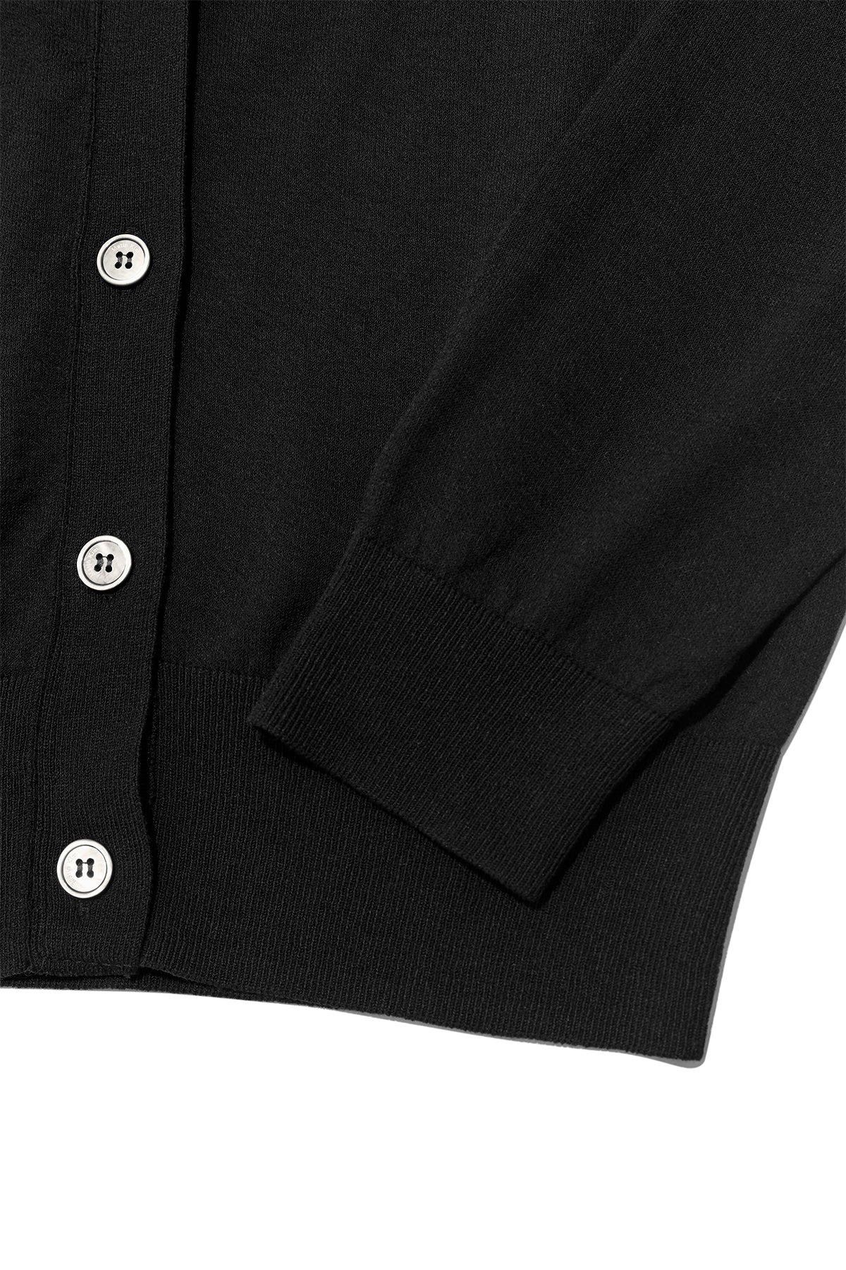 Matin Kim - Back Logo See Through Cardigan (Black) product image 3 | TRAB K-Fashion Australia