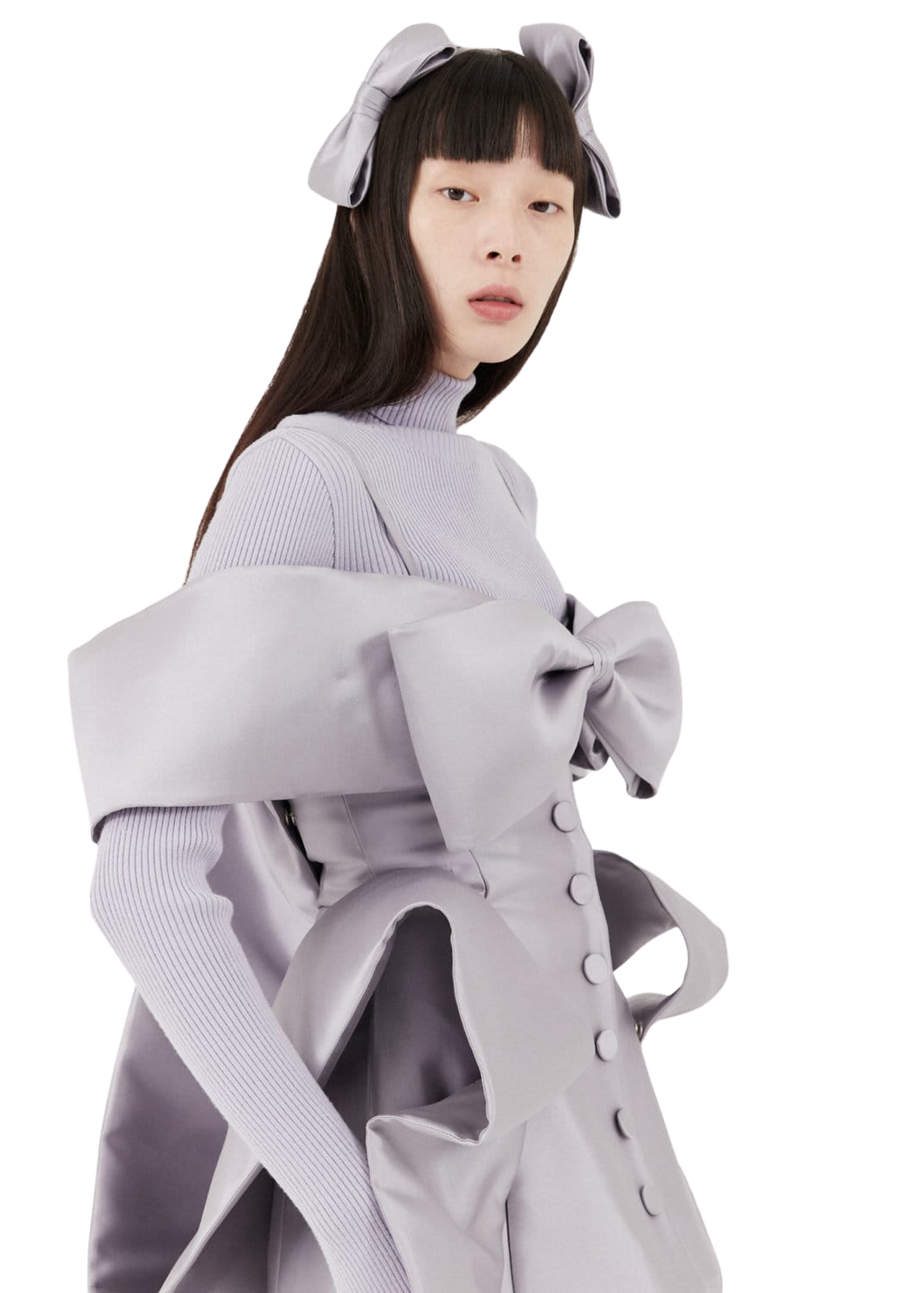 Kimhe Kim - Seraphim Mini Dress (Lavender) product image 3 | TRAB K-Fashion Australia