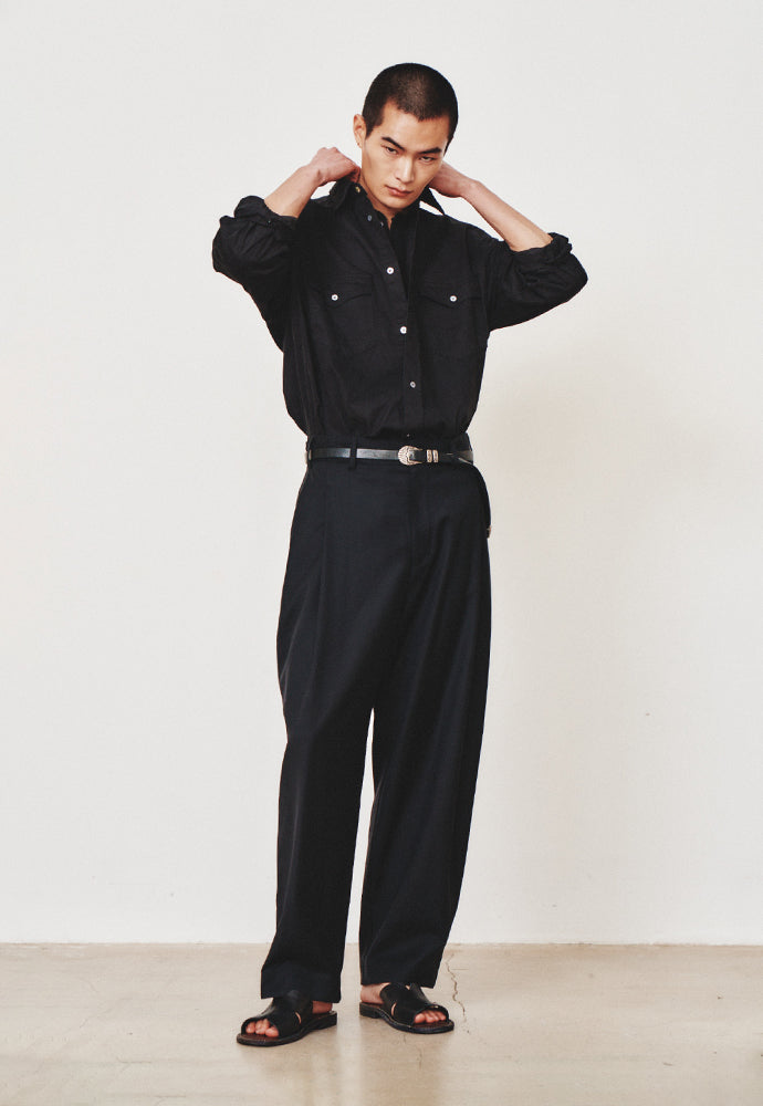 Art if acts - Washed Western Shirt (Vintage Black) product image 5 | TRAB K-Fashion Australia