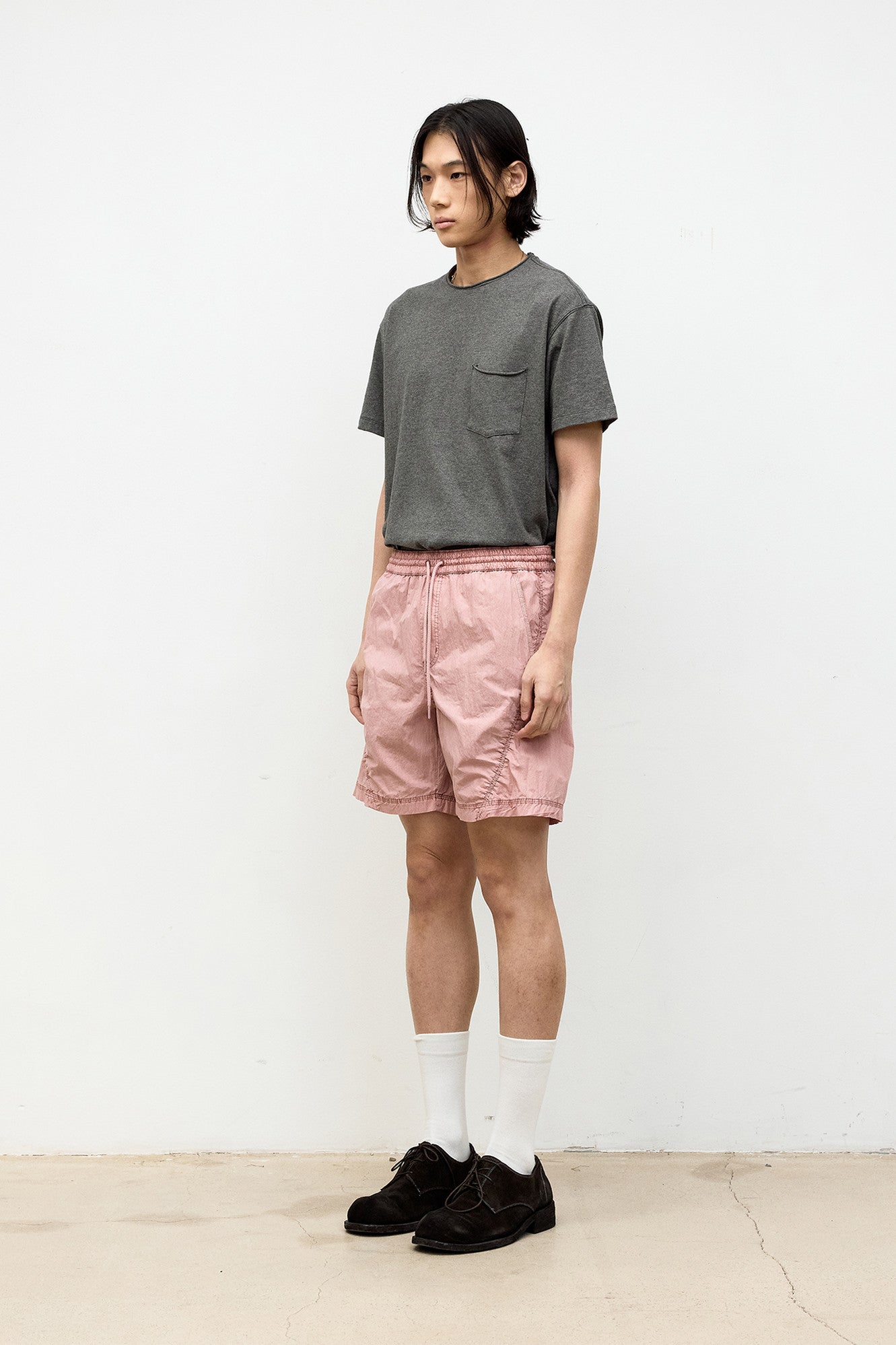Coor - Low Cut Regular Fit T-Shirt (Charcoal) product image 3 | TRAB K-Fashion Australia