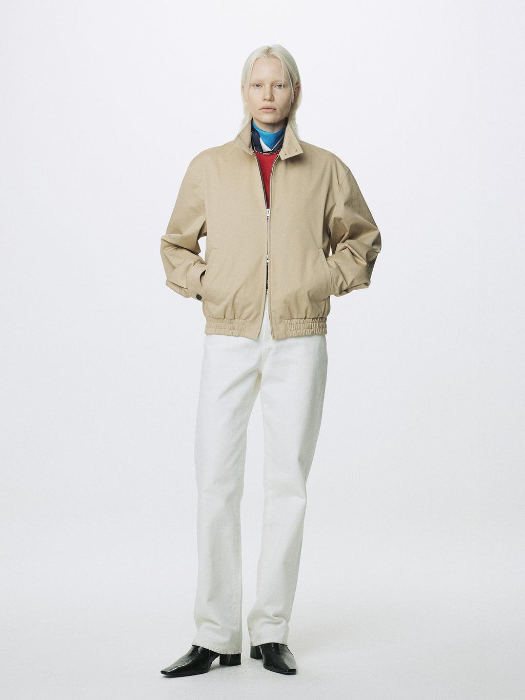 Tonywack - Twisted Seam Straight-Leg Denim Jeans (Off White) product image 1 | TRAB K-Fashion Australia