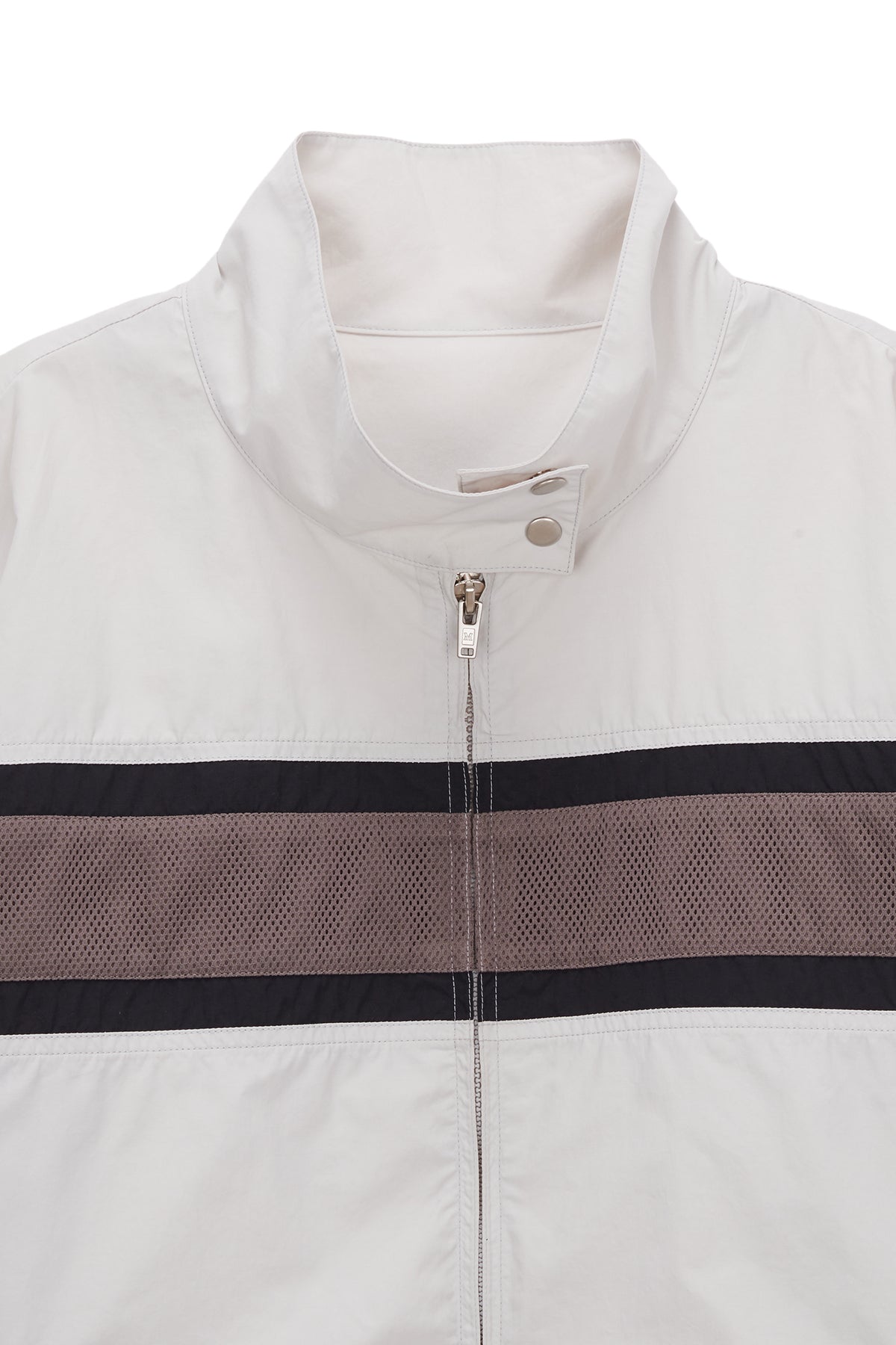 Matin Kim - Mesh Mix Racing Jumper (Light Beige) product image 3 | TRAB K-Fashion Australia