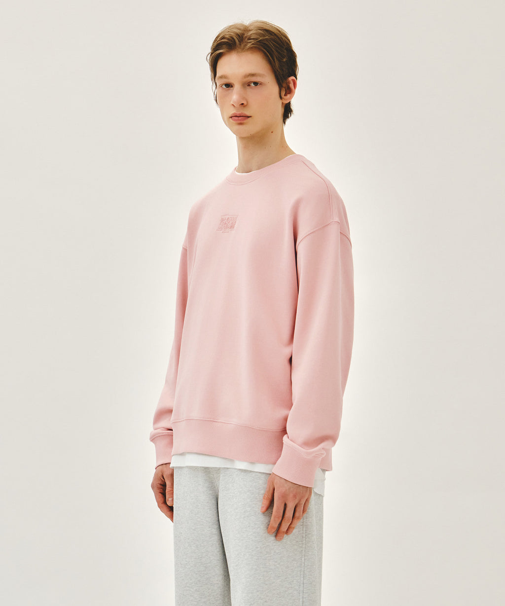 Marithe & Francois Girbaud - Drawing Classic Logo Sweatshirt (Salmon) product image 2 | TRAB K-Fashion Australia