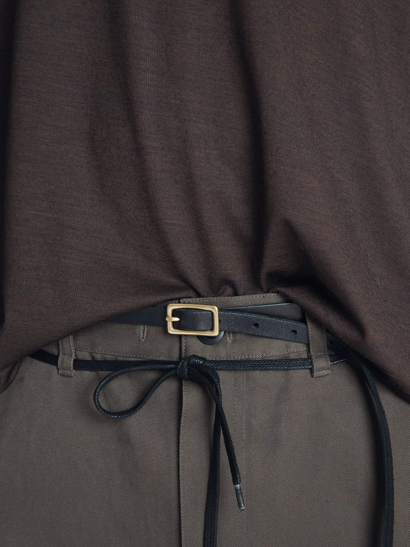 Tonywack - Wool Relaxed Long Sleeve (Brown Umber) product image 6 | TRAB K-Fashion Australia