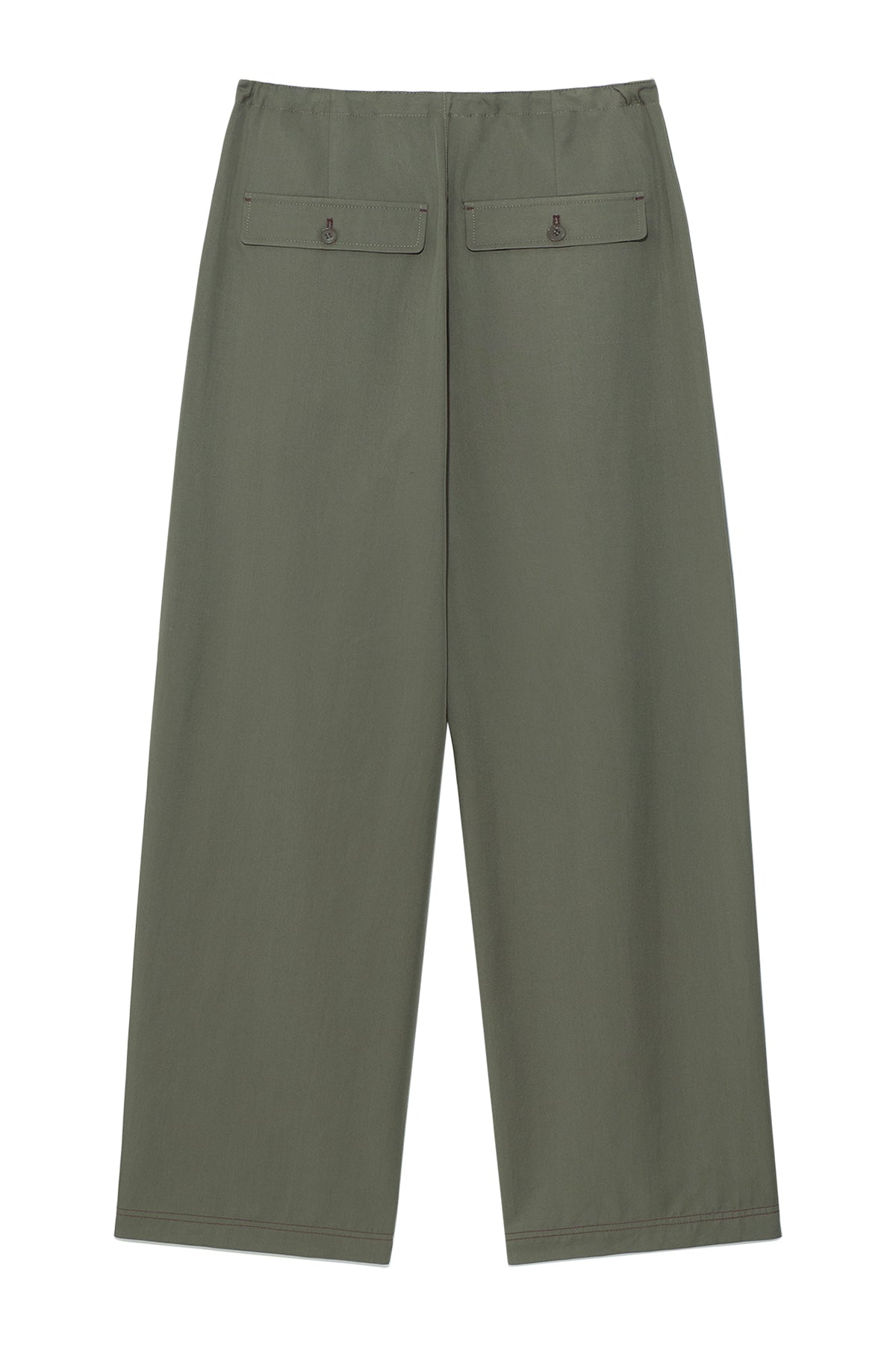 Matin Kim - Button Point String Wide Pants (Khaki) product image 2 | TRAB K-Fashion Australia