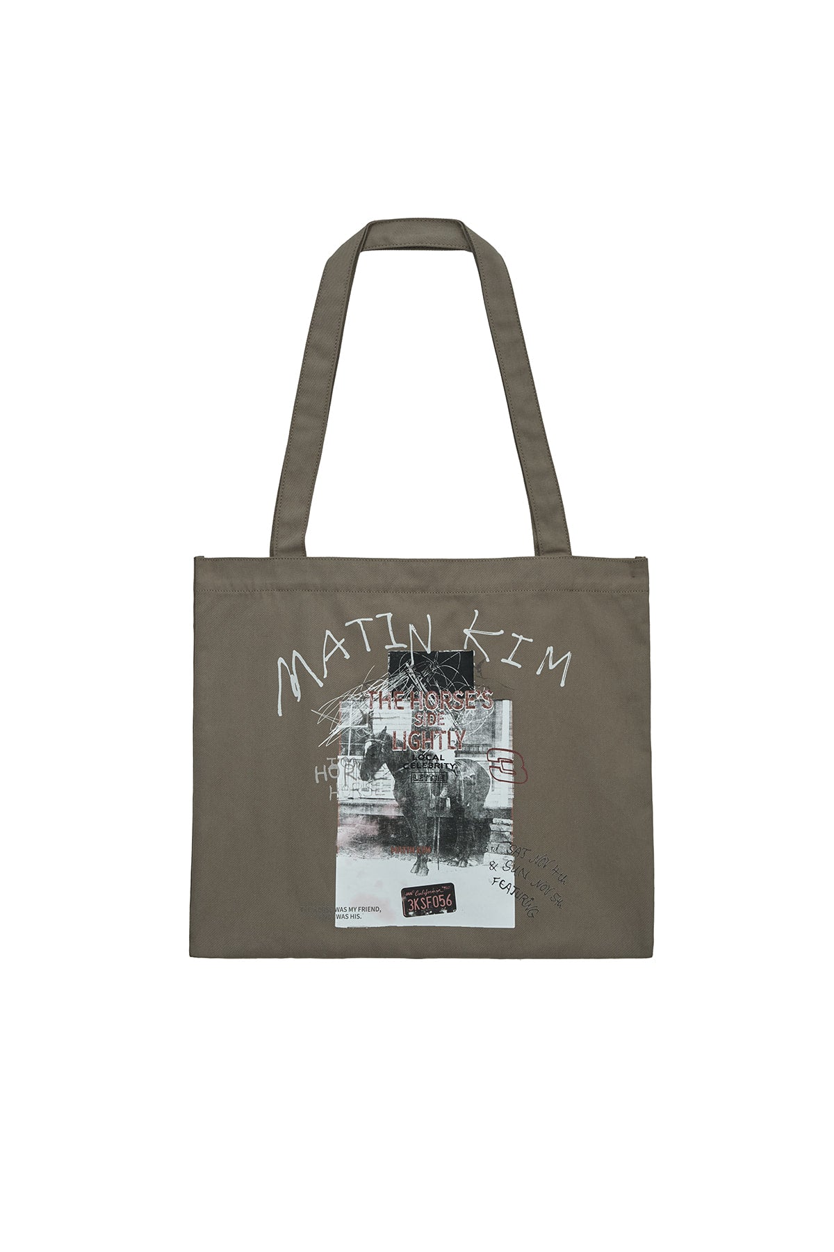 Matin Kim - Matin Lny 26 Eco Bag (Khaki) product image 1 | TRAB K-Fashion Australia