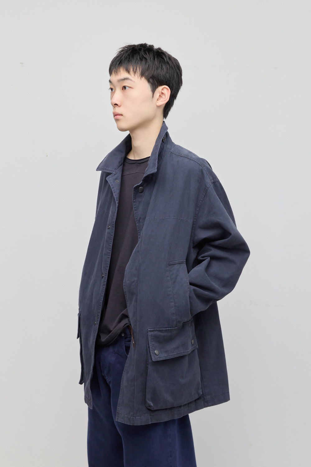 Hatchingroom - Canvas Work Parka (Blue Charcoal) product image 16 | TRAB K-Fashion Australia