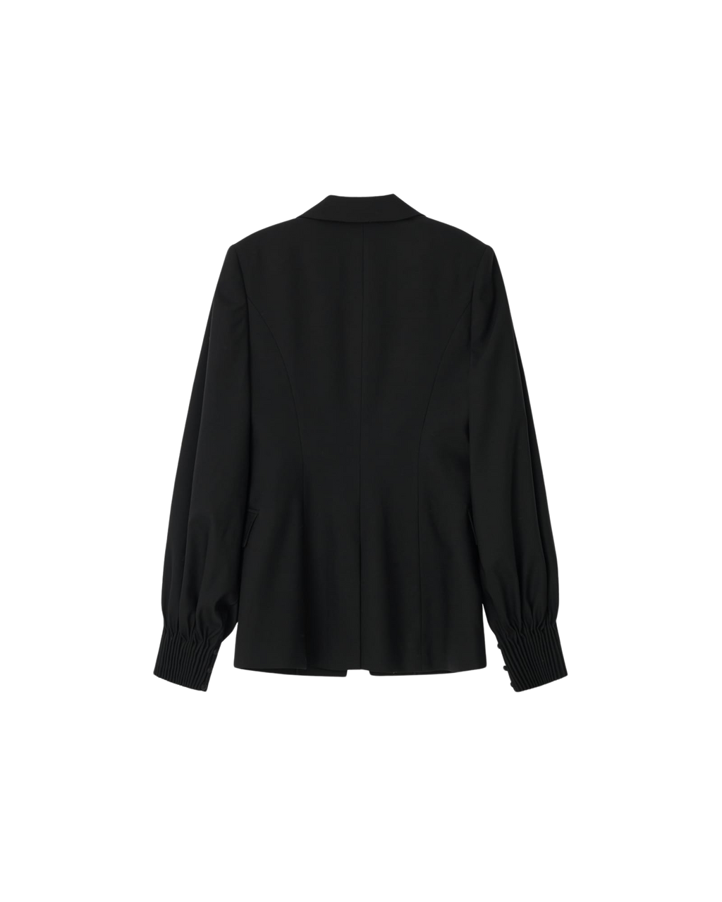 Kimhe Kim - Gathere Sleeve Wool-Blend Jacket (Black) product image 4 | TRAB K-Fashion Australia