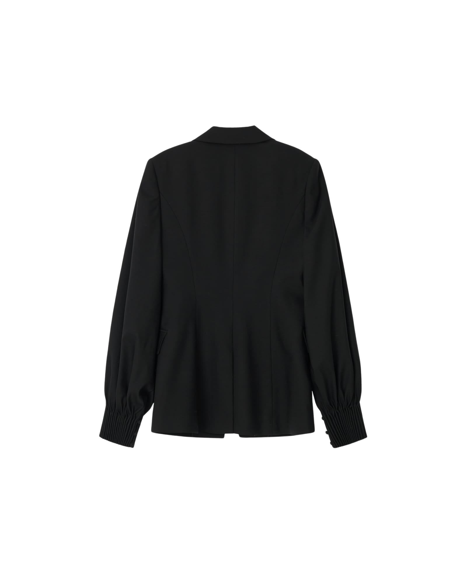 Kimhe Kim - Gathere Sleeve Wool-Blend Jacket (Black) product image 4 | TRAB K-Fashion Australia