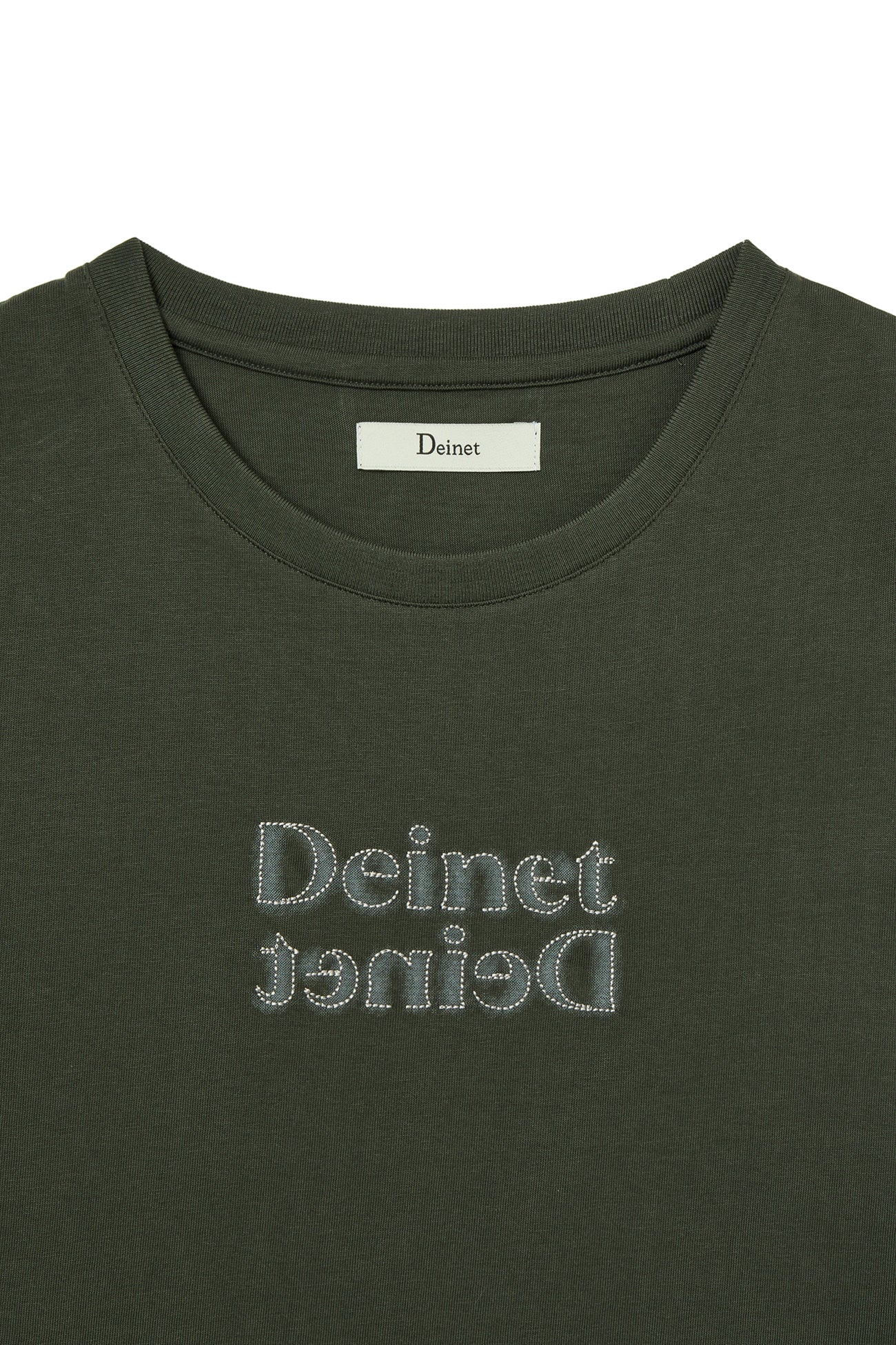 Deinet - Brushed Stitch Point Petit T-Shirt (Charcoal) product image 12 | TRAB K-Fashion Australia