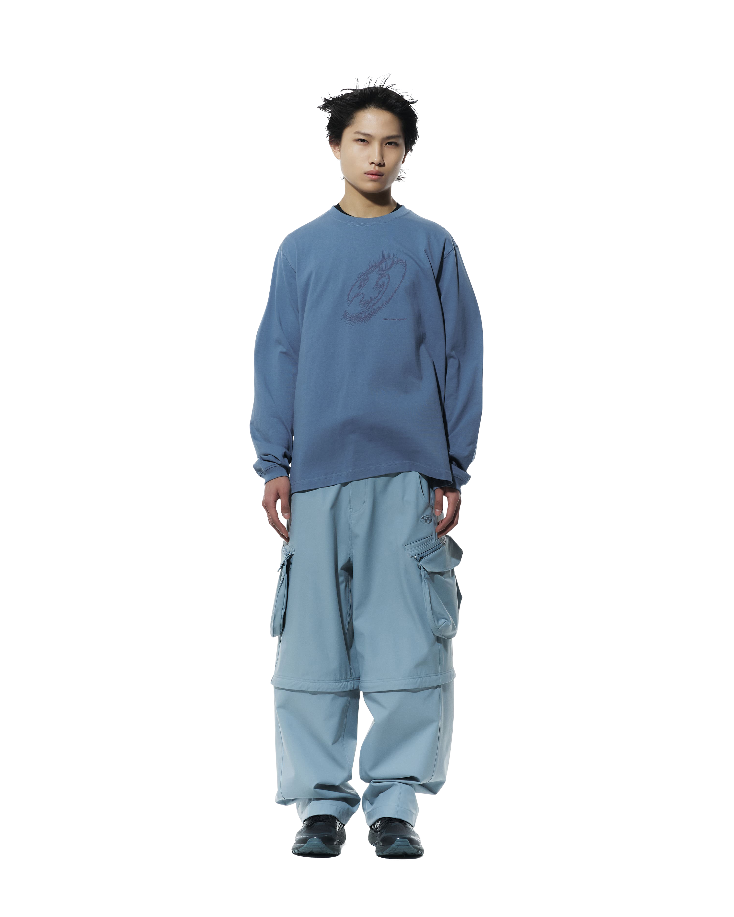 San San Gear - Sunset Long Sleeves (Steel Blue) product image 1 | TRAB K-Fashion Australia