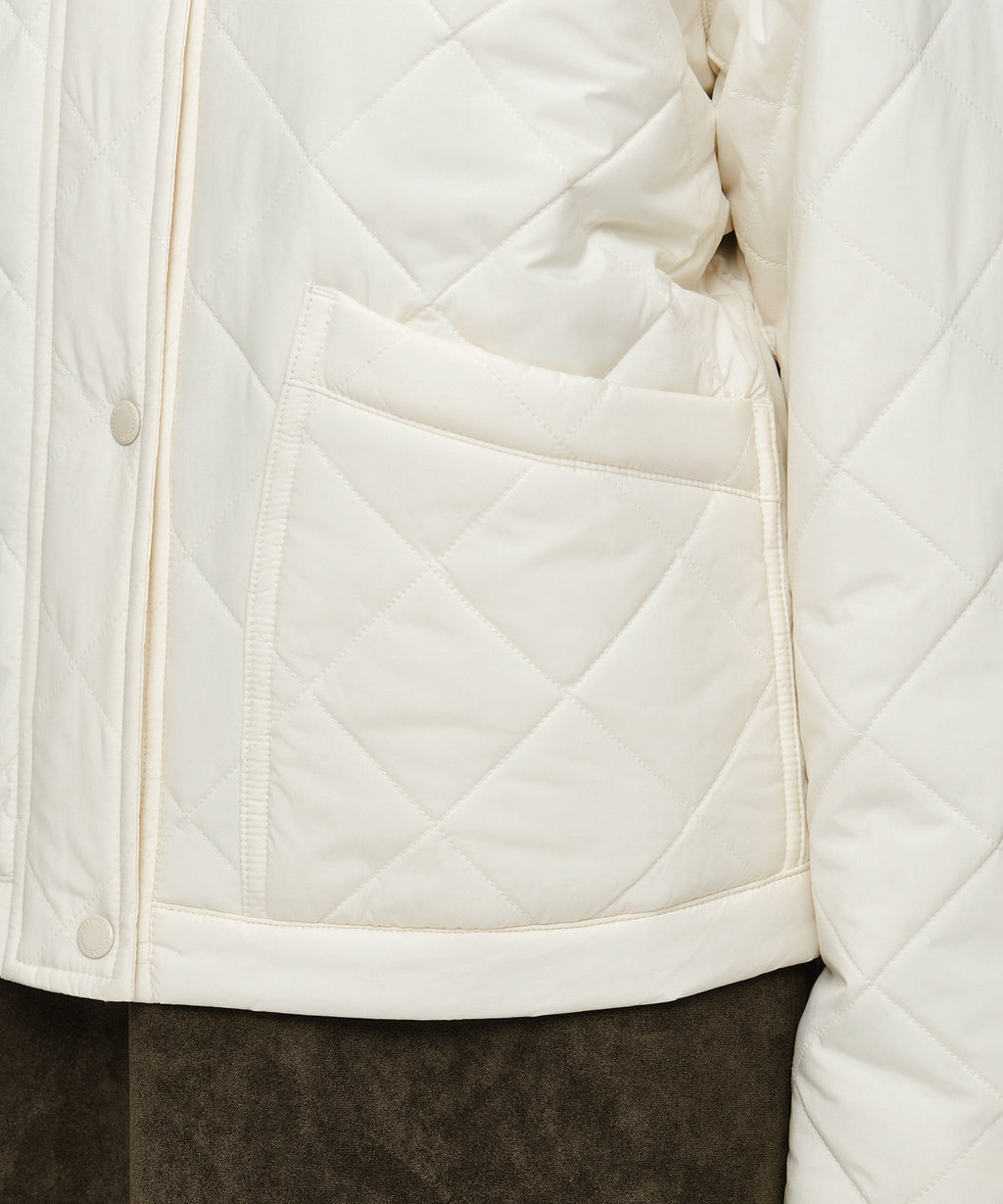 Marithe & Francois Girbaud - Collar Padded Jacket (Ivory) product image 5 | TRAB K-Fashion Australia