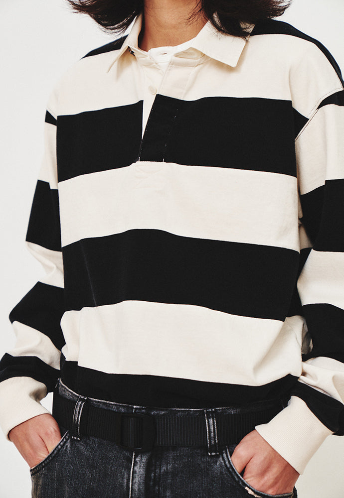 Art if acts - Garment Washed Rugby Tee (Black) product image 7 | TRAB K-Fashion Australia