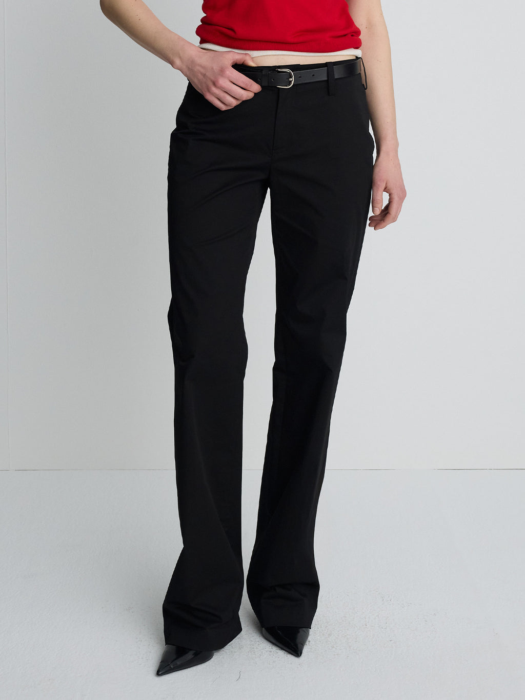 Tonywack - Cotton Straight Trousers (Black) product image 3 | TRAB K-Fashion Australia