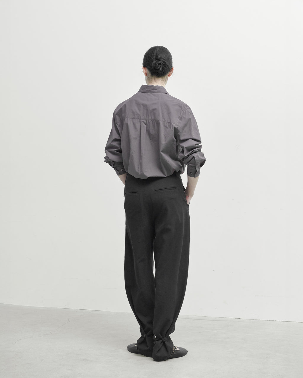 Brownyard - Button Hem Pants (Black) product image 3 | TRAB K-Fashion Australia