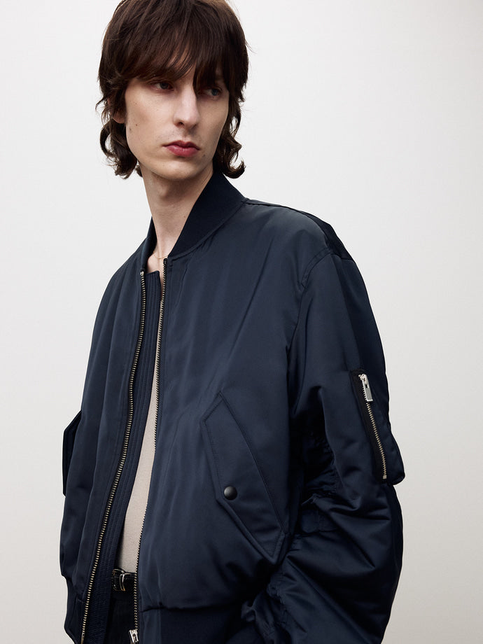 Tonywack - Recycled-Polyester Bomber Jacket (Navy) product image 7 | TRAB K-Fashion Australia