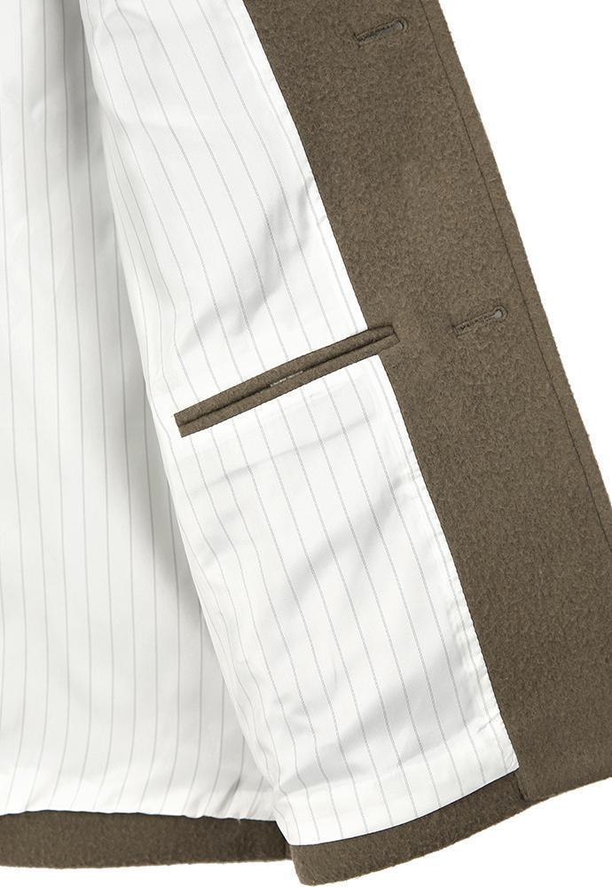 Art if acts - Leather Collar Casentino Half Coat (Moss Grey) product image 12 | TRAB K-Fashion Australia