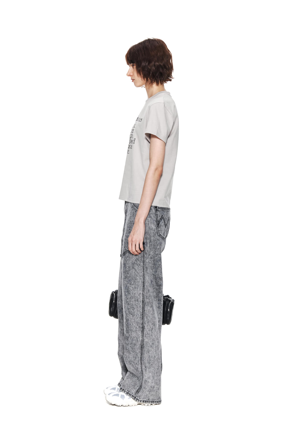 Matin Kim - Rivet Point Denim Pants (Black) product image 6 | TRAB K-Fashion Australia