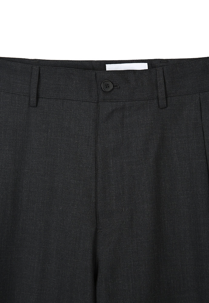 Art if acts - Wool Side Two Tuck Pants (Charcoal) product image 7 | TRAB K-Fashion Australia