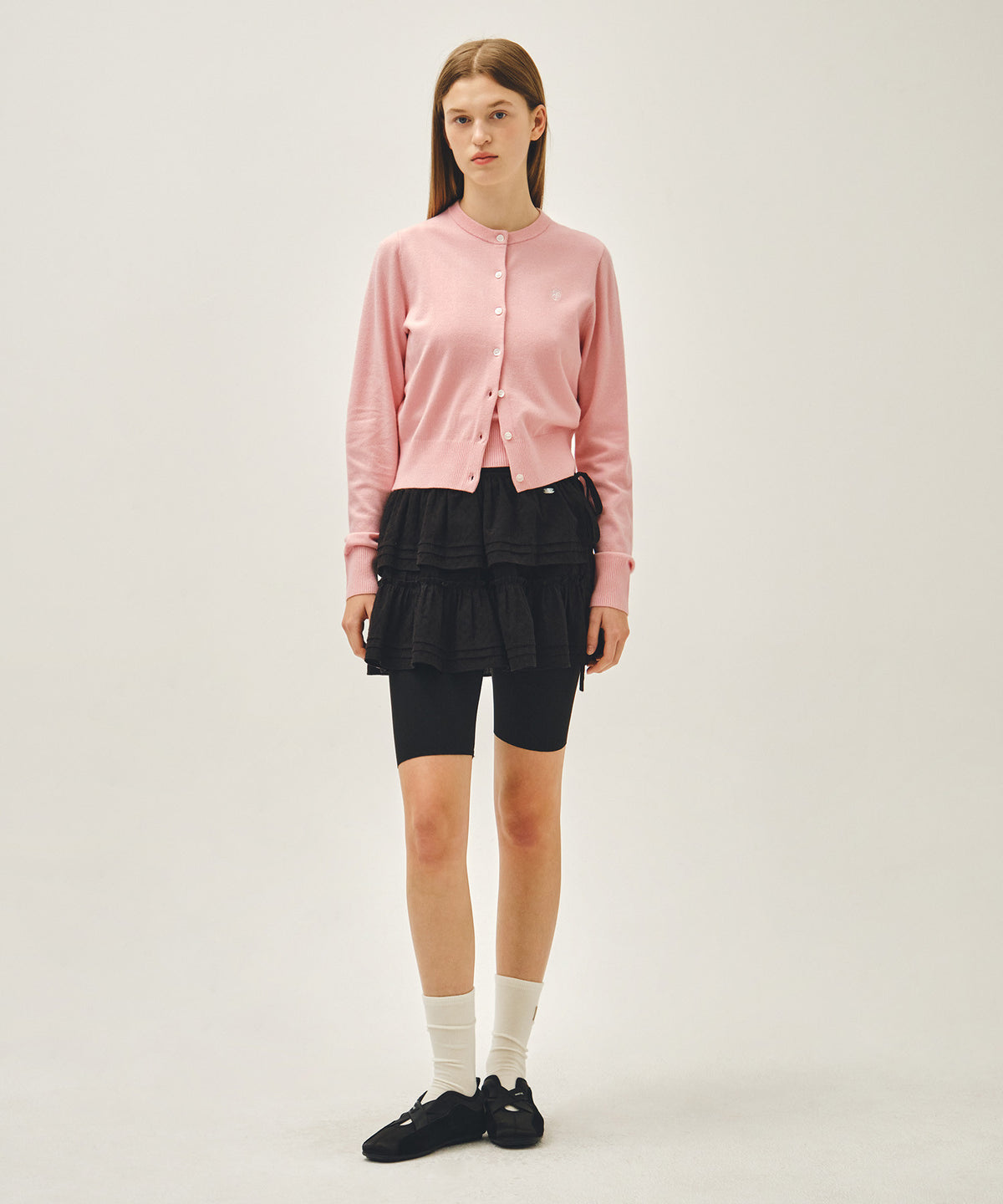 Marithe & Francois Girbaud - Layered Ruffle Skirt (Black) product image 3 | TRAB K-Fashion Australia