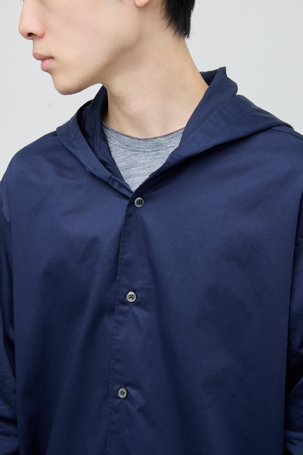 Hatchingroom - Hooded Shirt (Dark Blue) product image 9 | TRAB K-Fashion Australia