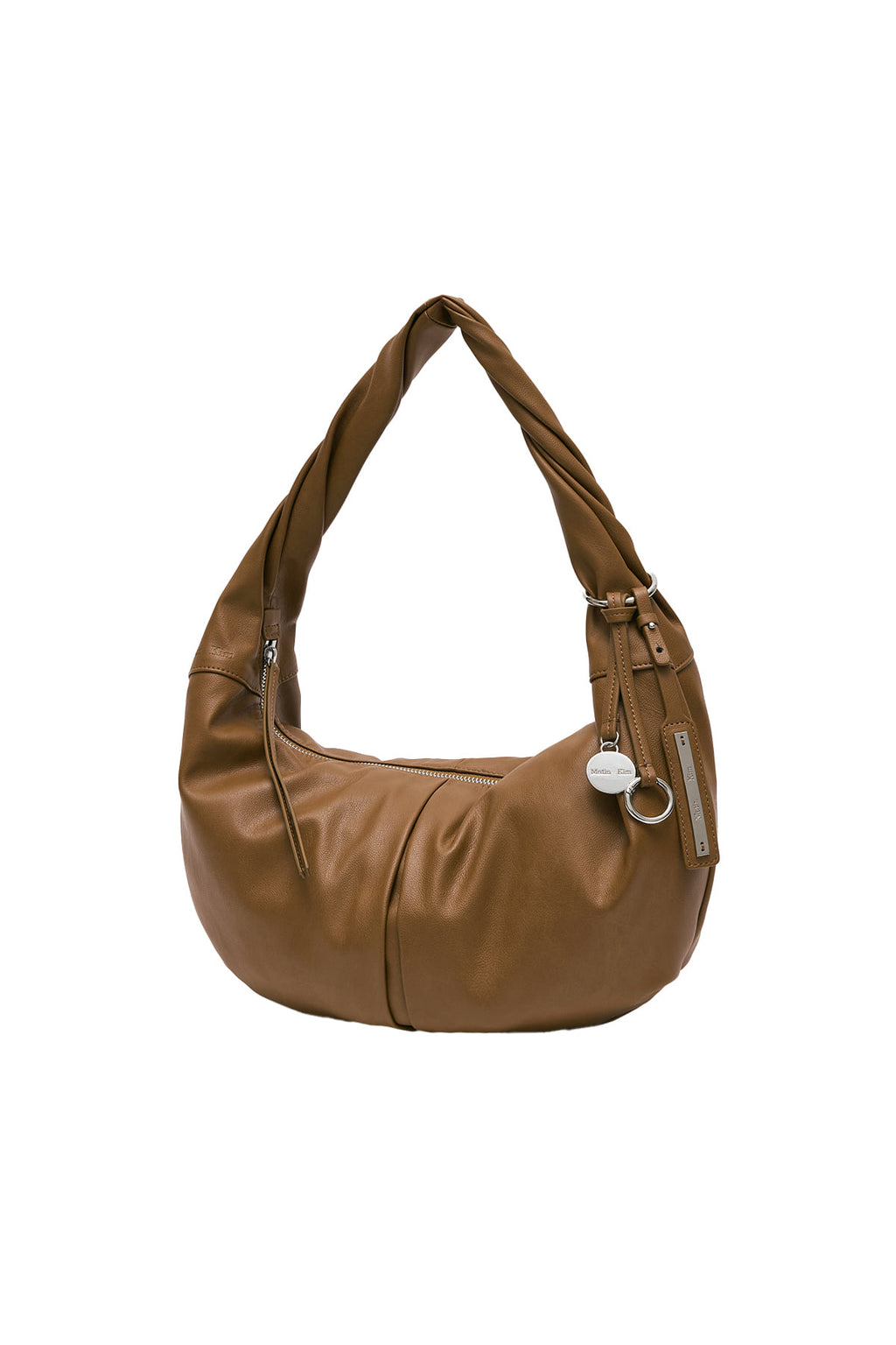 Matin Kim - Twist Handle Small Hobo Bag (Brown) product image 6 | TRAB K-Fashion Australia