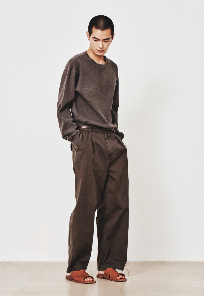 Art if acts - Garment Dyed Waffle Sleeve (Faded Charcoal) product image 2 | TRAB K-Fashion Australia