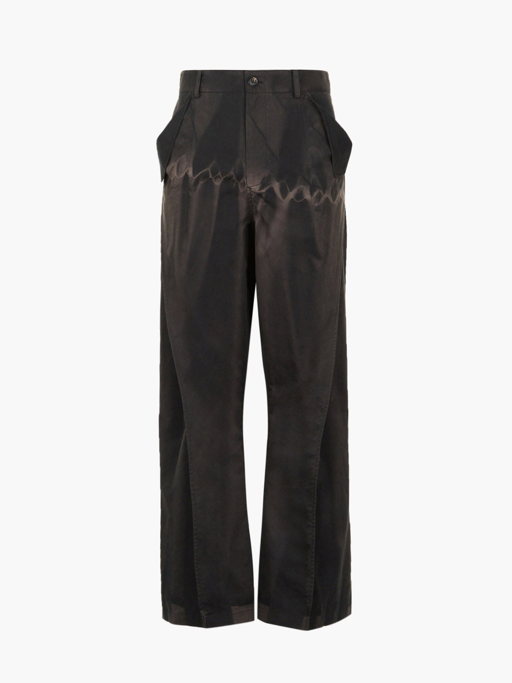 Jiyong Kim - Sun-Bleached Flap Detailed Trousers (Black) product image 10 | TRAB K-Fashion Australia