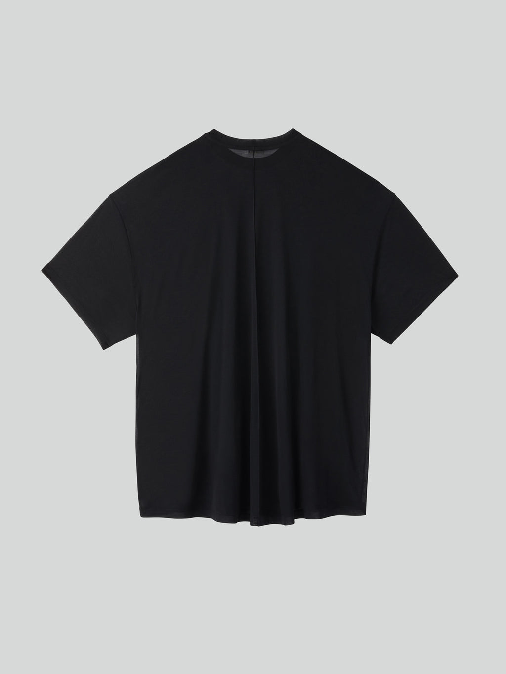 Recto - Oversized Sheer T-Shirt (Black) product image 5 | TRAB K-Fashion Australia