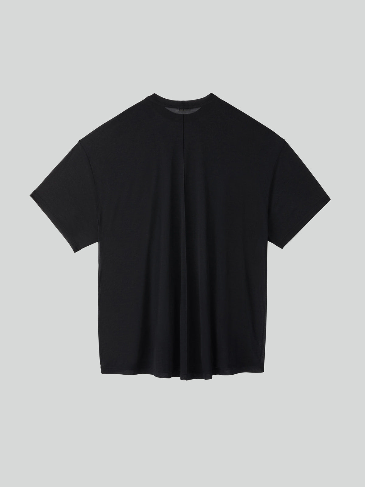 Recto - Oversized Sheer T-Shirt (Black) product image 5 | TRAB K-Fashion Australia