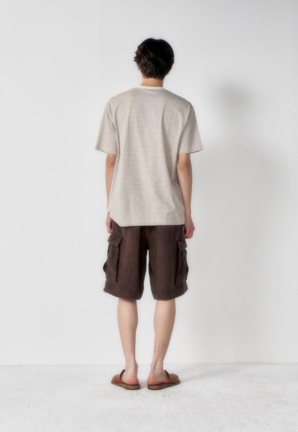 Art if acts - Linen M-51 Shorts (Wood) product image 4 | TRAB K-Fashion Australia