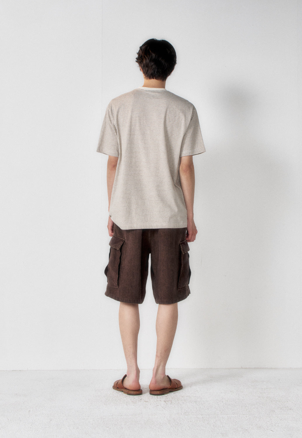 Art if acts - Linen M-51 Shorts (Wood) product image 4 | TRAB K-Fashion Australia