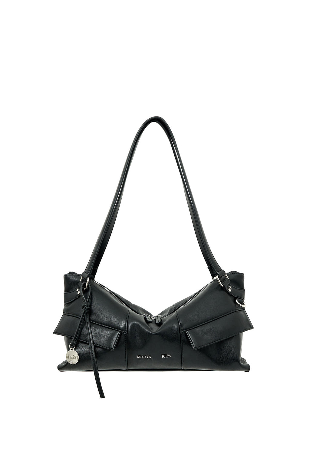 Matin Kim - [Pre-Order – Ships June 18] Wide Nemo Shoulder Bag (Black) product image 1 | TRAB K-Fashion Australia