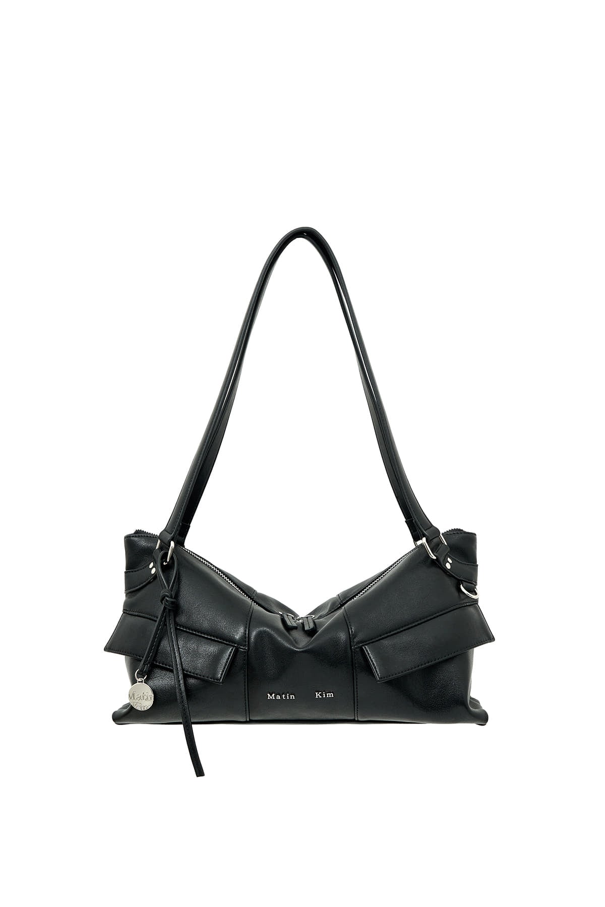 Matin Kim - [Pre-Order – Ships June 18] Wide Nemo Shoulder Bag (Black) product image 1 | TRAB K-Fashion Australia