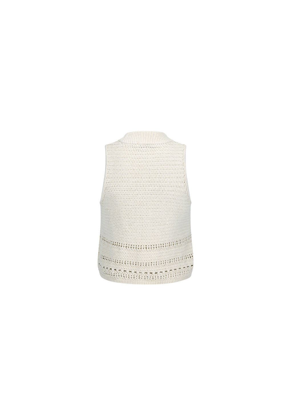 Amomento - Crochet Knit Vest (Beige) product image 6 | TRAB K-Fashion Australia
